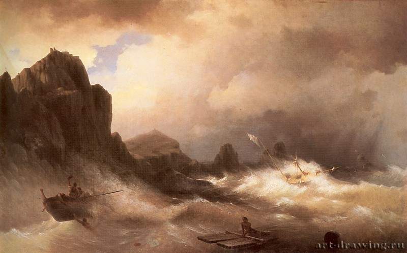 Кораблекрушение. 1843 - Shipwreck 1843
116 х 189 смХолст, маслоРомантизм, реализмРоссияФеодосия. Феодосийская картинная галерея им. И. К. Айвазовского